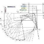 CAINZ-DASH】（１６００２９０８２）Ｈ３６０－２６－１６Ｔラプコン搭載 オリンピア スライドヒンジ  厚扉用【別送品】｜ホームセンター通販【カインズ】