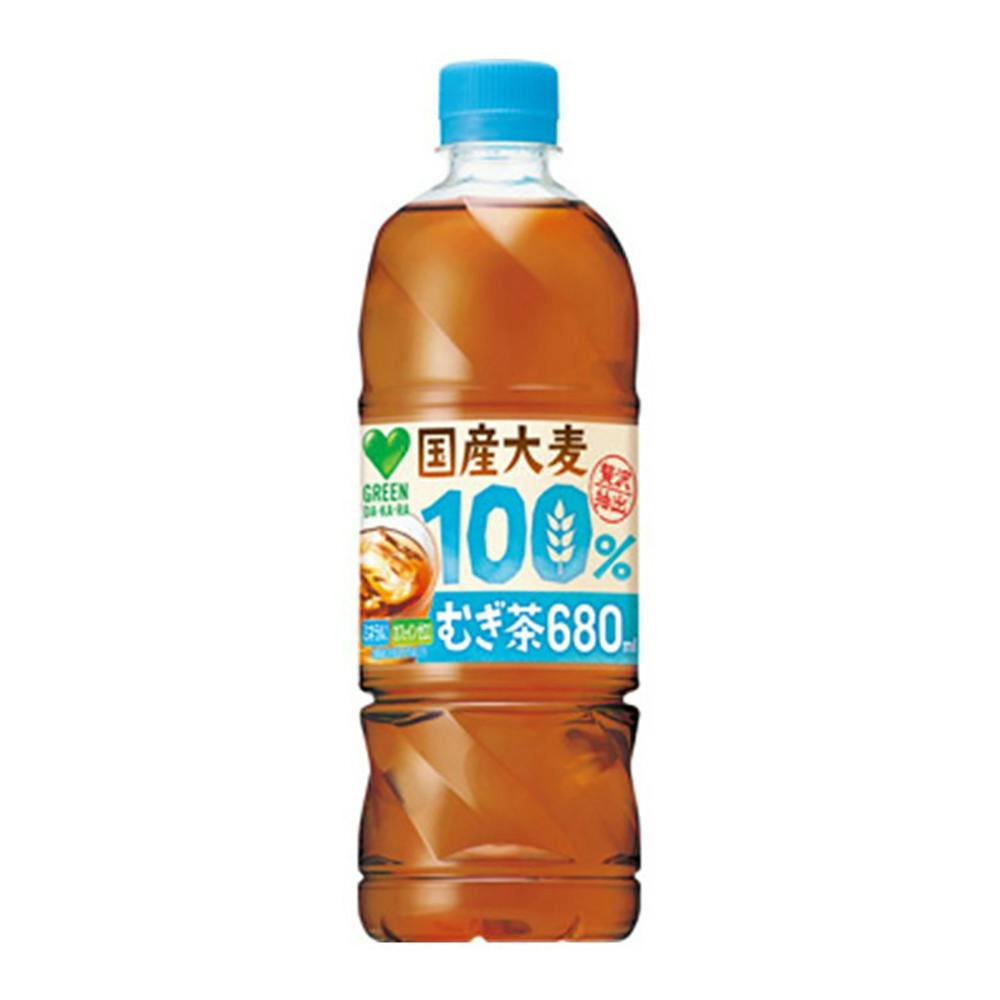グリーンダカラ 国産大麦100%むぎ茶 680ml