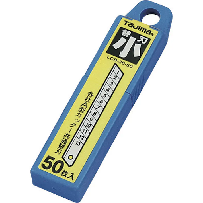 【CAINZ-DASH】TJMデザイン カッター替刃 小(A型カッター用替刃)50枚入 LB-30-50【別送品】