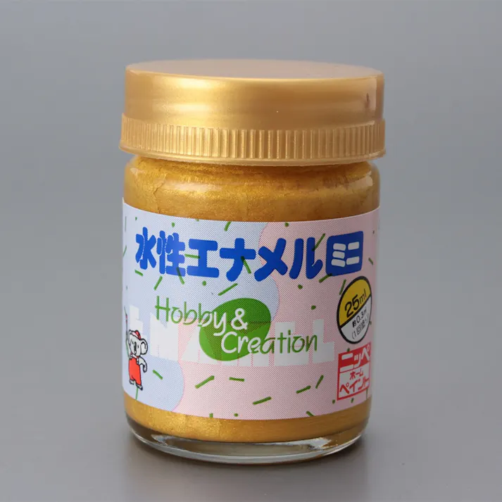 水性エナメル ミニ パールゴールド 25ml