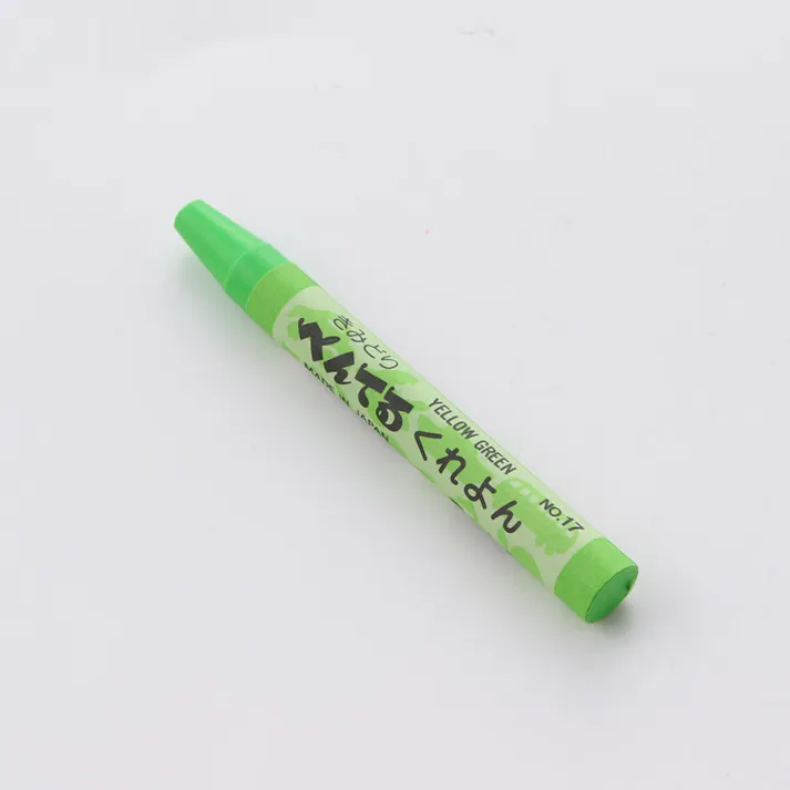 ぺんてる クレヨン 単色きみどり