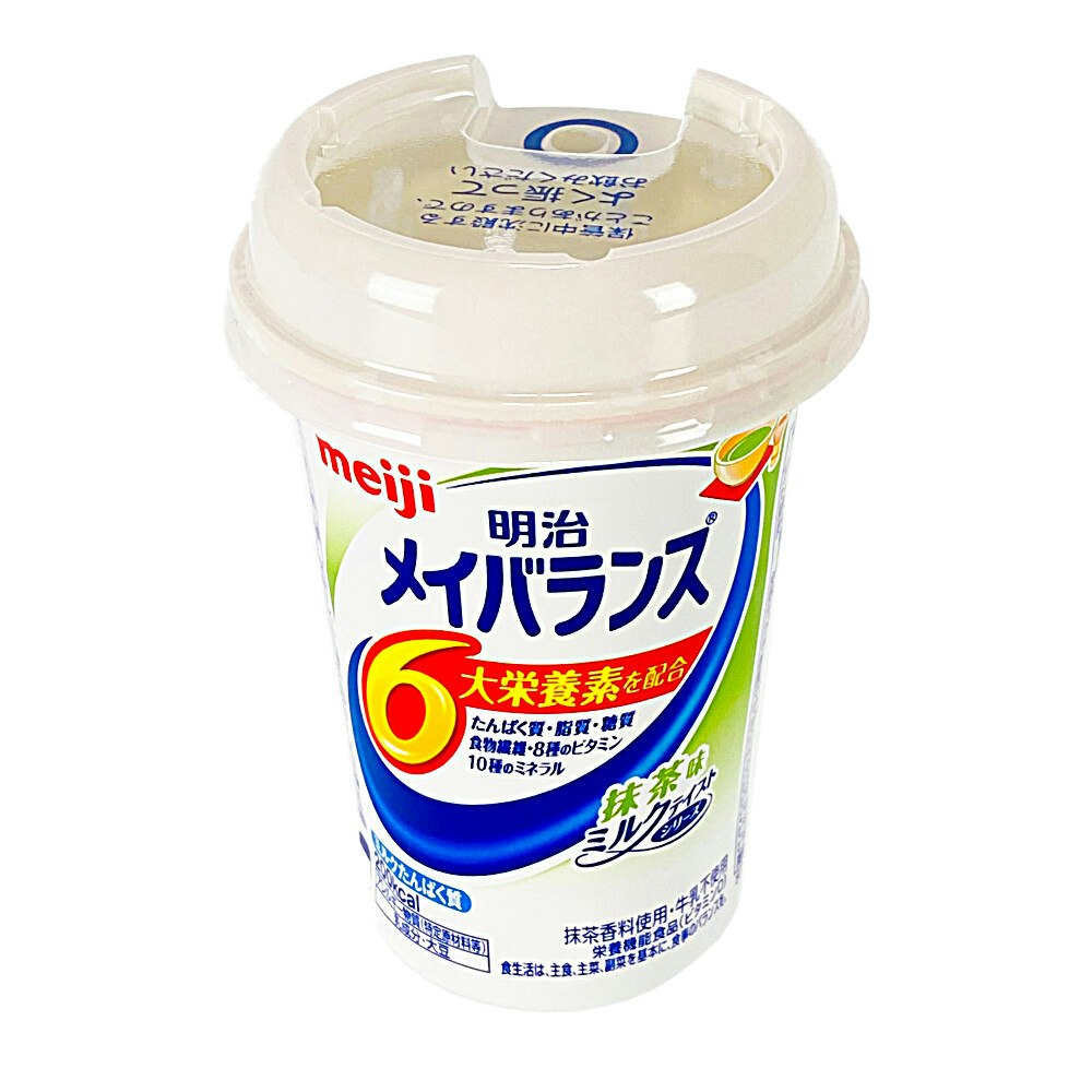 返品交換不可 ２４本セット 明治 メイバランスｍｉｎｉカップ 抹茶味 125ml １ケース Qdtek Vn