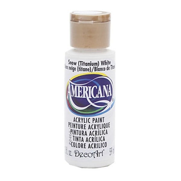 デコアート アメリカーナ スノー(チタチウム)ホワイト DA-01 2oz 59ml トールペイント デコアート アメリカーナ スノー(チタチウム)ホワイト DA-01 2oz 59ml トールペイント