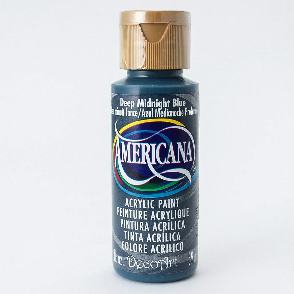 デコアート アメリカーナ ディープミッドナイトブルー DA-166 2oz 59ml トールペイント デコアート アメリカーナ ディープミッドナイトブルー DA-166 2oz 59ml トールペイント