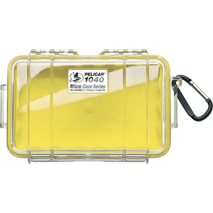 【CAINZ-DASH】PELICAN PRODUCTS社 マイクロケース 1040 黄 190×128×54 1040-027-100【別送品】