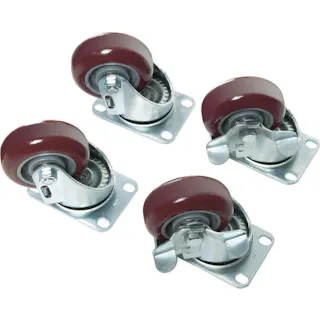 【CAINZ-DASH】PELICAN PRODUCTS社 ラージケース 0500/0550共用キャスターセット 0500-340-000【別送品】