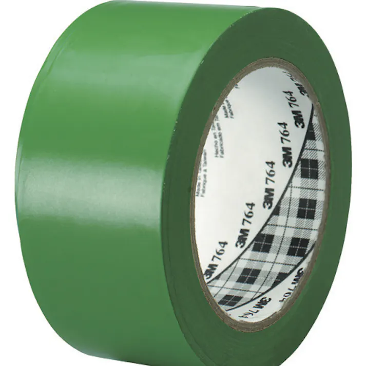 【CAINZ-DASH】スリーエム ジャパンテープ・接着剤製品事業部 ラインテープ 764 緑 50.8mm×32.9m 764 GRE 50X32【別送品】