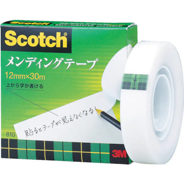 【CAINZ-DASH】スリーエム ジャパン文具・オフィス事業部 メンディングテープ 12mmX30m 巻芯径25mm 810-1-12【別送品】