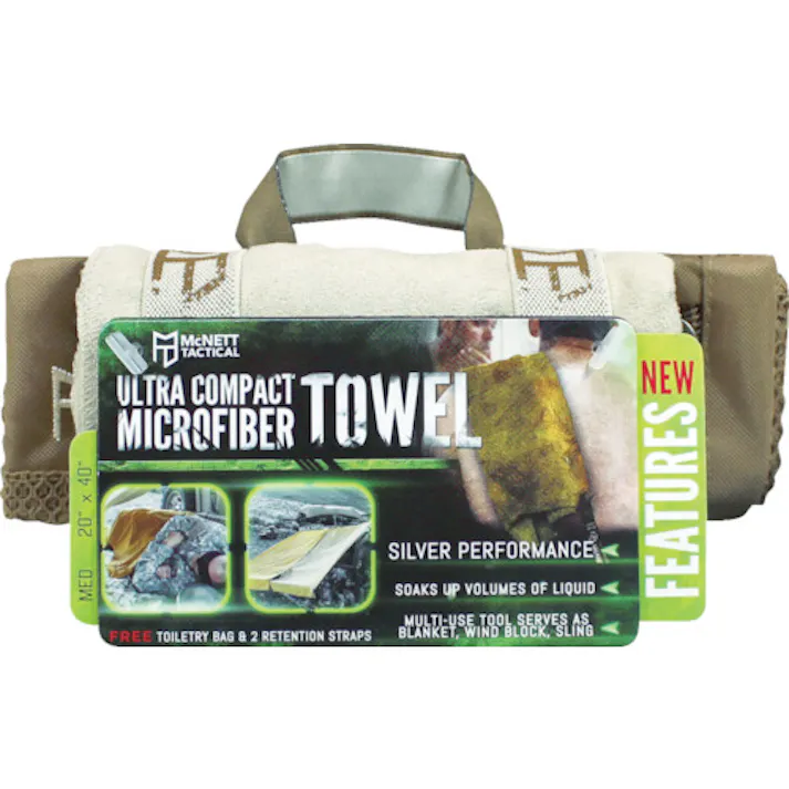 【CAINZ-DASH】Gear Aid社 ウルトラコンパクトマイクロファイバータオルバッグ サンド L 44037【別送品】