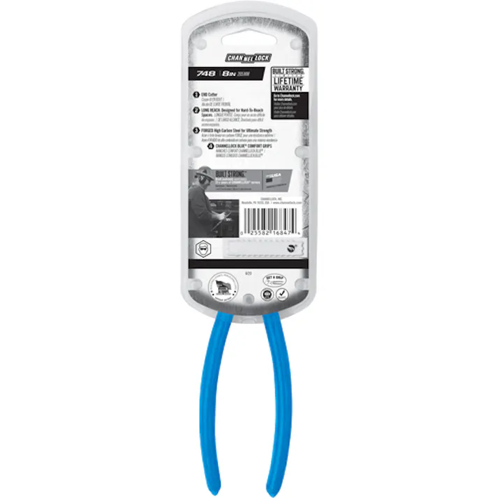 【CAINZ-DASH】CHANNELLOCK社 ロングリーチエンドニッパ 200mm 748【別送品】