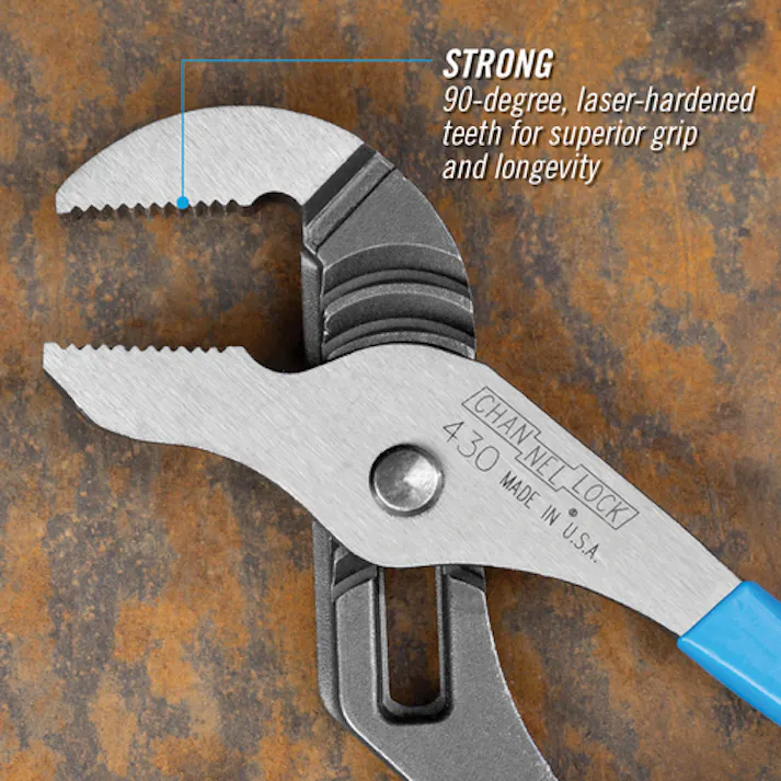 【CAINZ-DASH】CHANNELLOCK社 ウォーターポンププライヤー 254mm ストレートジョータイプ 430【別送品】