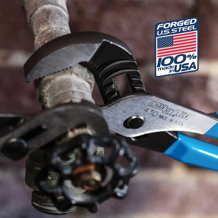 【CAINZ-DASH】CHANNELLOCK社 ウォーターポンププライヤー 254mm ストレートジョータイプ 430【別送品】