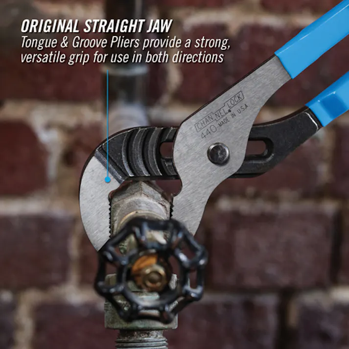 【CAINZ-DASH】CHANNELLOCK社 ウォーターポンププライヤー 305mm ストレートジョータイプ 440【別送品】