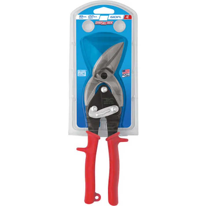 【CAINZ-DASH】CHANNELLOCK社 板金ハサミ オフセット左曲りタイプ 610FL【別送品】