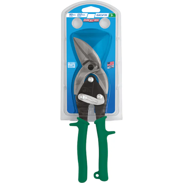 【CAINZ-DASH】CHANNELLOCK社 板金ハサミ オフセット右曲りタイプ 610FR【別送品】