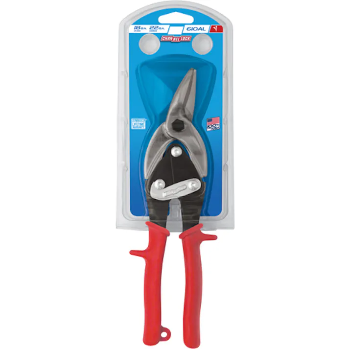 【CAINZ-DASH】CHANNELLOCK社 板金ハサミ スタンダード左曲りタイプ 610AL【別送品】