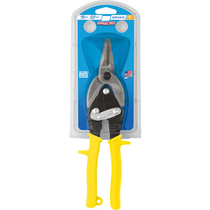 【CAINZ-DASH】CHANNELLOCK社 板金ハサミ スタンダードストレートタイプ 610AS【別送品】