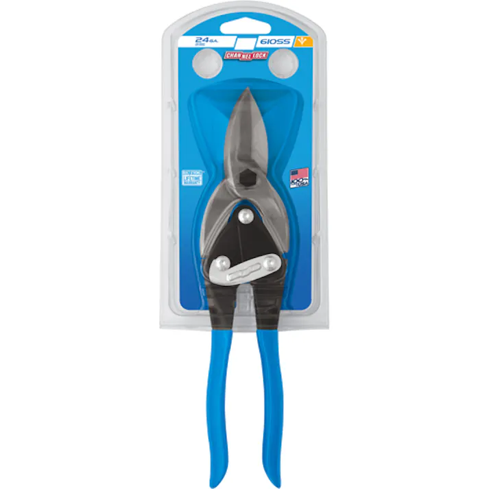 【CAINZ-DASH】CHANNELLOCK社 板金ハサミ 多目的 ストレートタイプ 610SS【別送品】