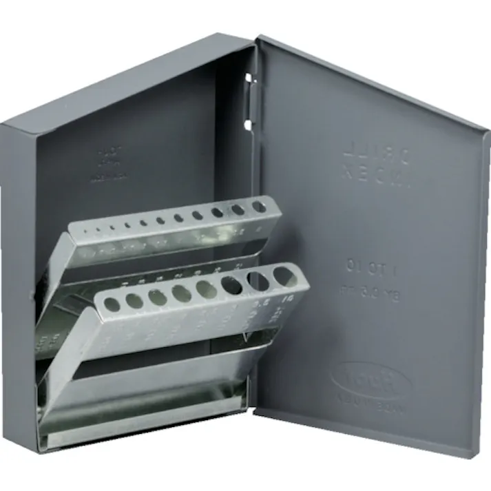 【CAINZ-DASH】ボンダス・ジャパン ドリルケース 1.0~10.0mm /(0.5とび)【19本収納】 11100【別送品】