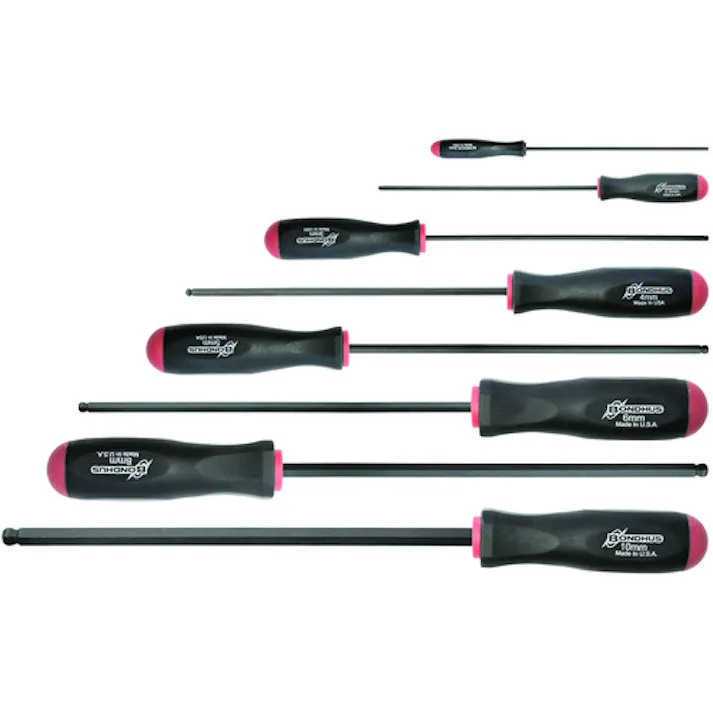 【CAINZ-DASH】ボンダス・ジャパン ボールポイント・ドライバー ロング セット8本組(2-10mm) No.10733 BSX8ML【別送品】