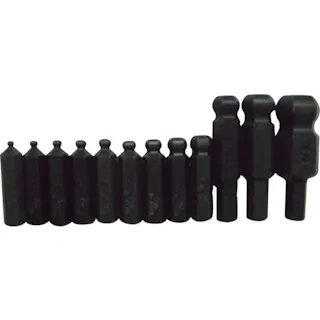 【CAINZ-DASH】ボンダス・ジャパン ボールポイント・ビット セット9本組(2-12mm) 差込角6.35mm(1/4) BIX9M【別送品】