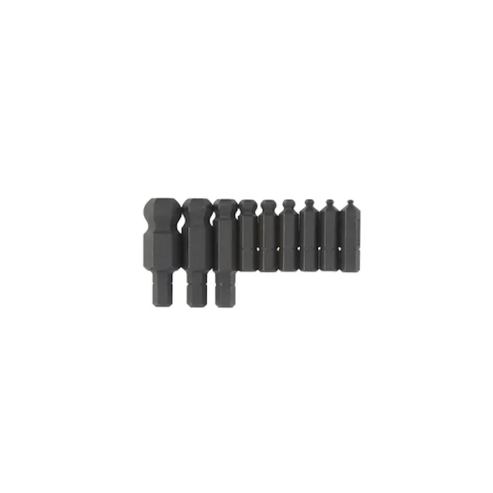 【CAINZ-DASH】ボンダス・ジャパン ボールポイント・ビット セット9本組(2-12mm) 差込角6.35mm(1/4) BIX9M【別送品】