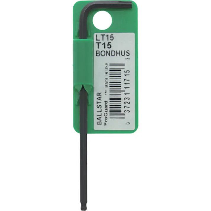 【CAINZ-DASH】ボンダス・ジャパン ボールポイント・トルクス ボールスターL-レンチ T15 No.11715 LT15【別送品】