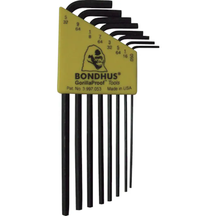 【CAINZ-DASH】ボンダス・ジャパン 六角L-レンチ ロング インチ セット8本組(0.050-5/32) No.12132 HLX8【別送品】