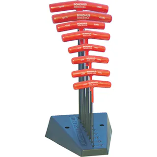 【CAINZ-DASH】ボンダス・ジャパン ボールポイント六角T-ハンドル セット8本組(2-10mm+スタンド) No.13189 BTX80M/S【別送品】