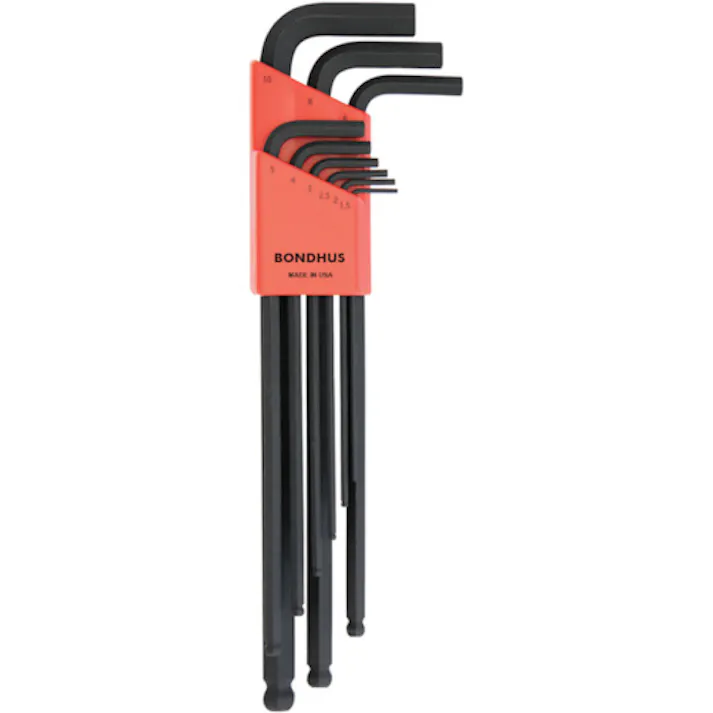 【CAINZ-DASH】ボンダス・ジャパン ボールポイント・L-レンチセット エクストラロング 9本組(1.5-10mm) BLX9MXL【別送品】