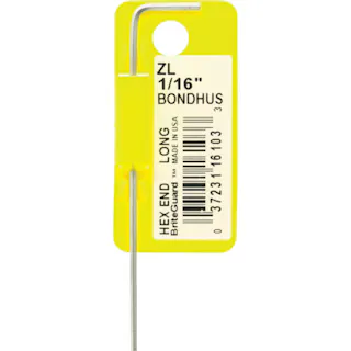 【CAINZ-DASH】ボンダス・ジャパン 六角L-レンチ ロング 1/16インチ No.16103 ZL1/16【別送品】
