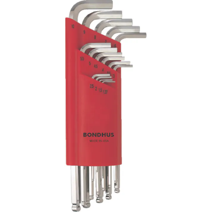 【CAINZ-DASH】ボンダス・ジャパン ボールポイント・L-レンチ エクストラロング セット15本組(1.27-10mm) No.17095 BLX15MB【別送品】