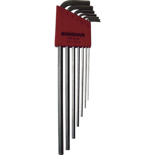 ボンダス・ジャパン 六角L-レンチ エクストラロング メッキ セット7本組(1.5-6mm) HLX7MB 六角棒レンチセット ボンダス・ジャパン 六角L-レンチ エクストラロング メッキ セット7本組(1.5-6mm) HLX7MB 六角棒レンチセット