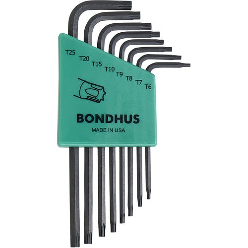 【CAINZ-DASH】ボンダス・ジャパン トルクスＬ－レンチ　ロング　セット８本組（Ｔ６－Ｔ２５）　Ｎｏ．３１８３２ TLX8S【別送品】