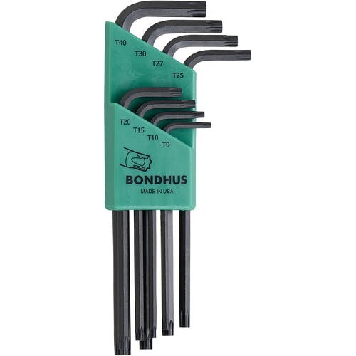 【CAINZ-DASH】ボンダス・ジャパン トルクスＬ－レンチ　ロング　セット８本組（Ｔ９－Ｔ４０）　Ｎｏ．３１８３４ TLX8【別送品】