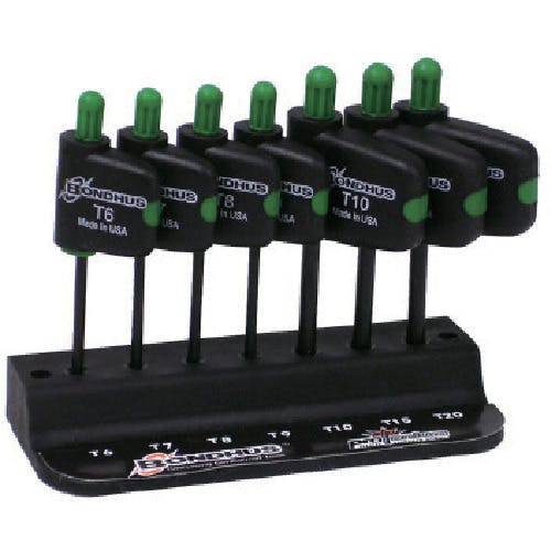 【CAINZ-DASH】ボンダス・ジャパン トルクスフラッグハンドル　セット７本組（Ｔ６－Ｔ２０）　Ｎｏ．３４４４５ TFX7【別送品】