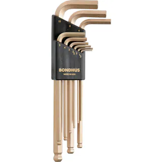 【CAINZ-DASH】ボンダス・ジャパン ボールポイント・L-レンチ ゴールド セット9本組(1.5-10mm) BLX9MG【別送品】