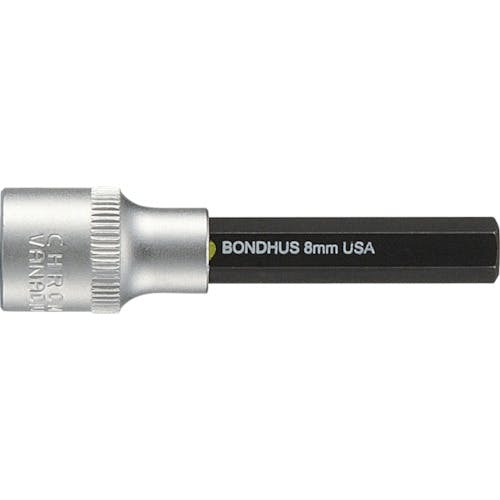 【CAINZ-DASH】ボンダス・ジャパン 六角ソケットビット（ビット全長５０ｍｍ）　３／８　対辺寸法５ｍｍ 43264【別送品】