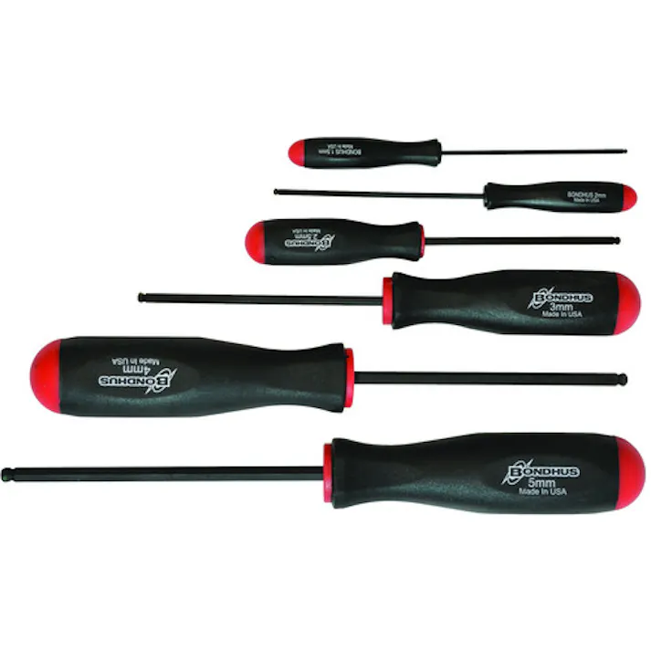 【CAINZ-DASH】ボンダス・ジャパン プロホールド(ネジつかみ機能付ドライバー) セット6本組(1.5-5mm) No.74686 PBSX6M【別送品】