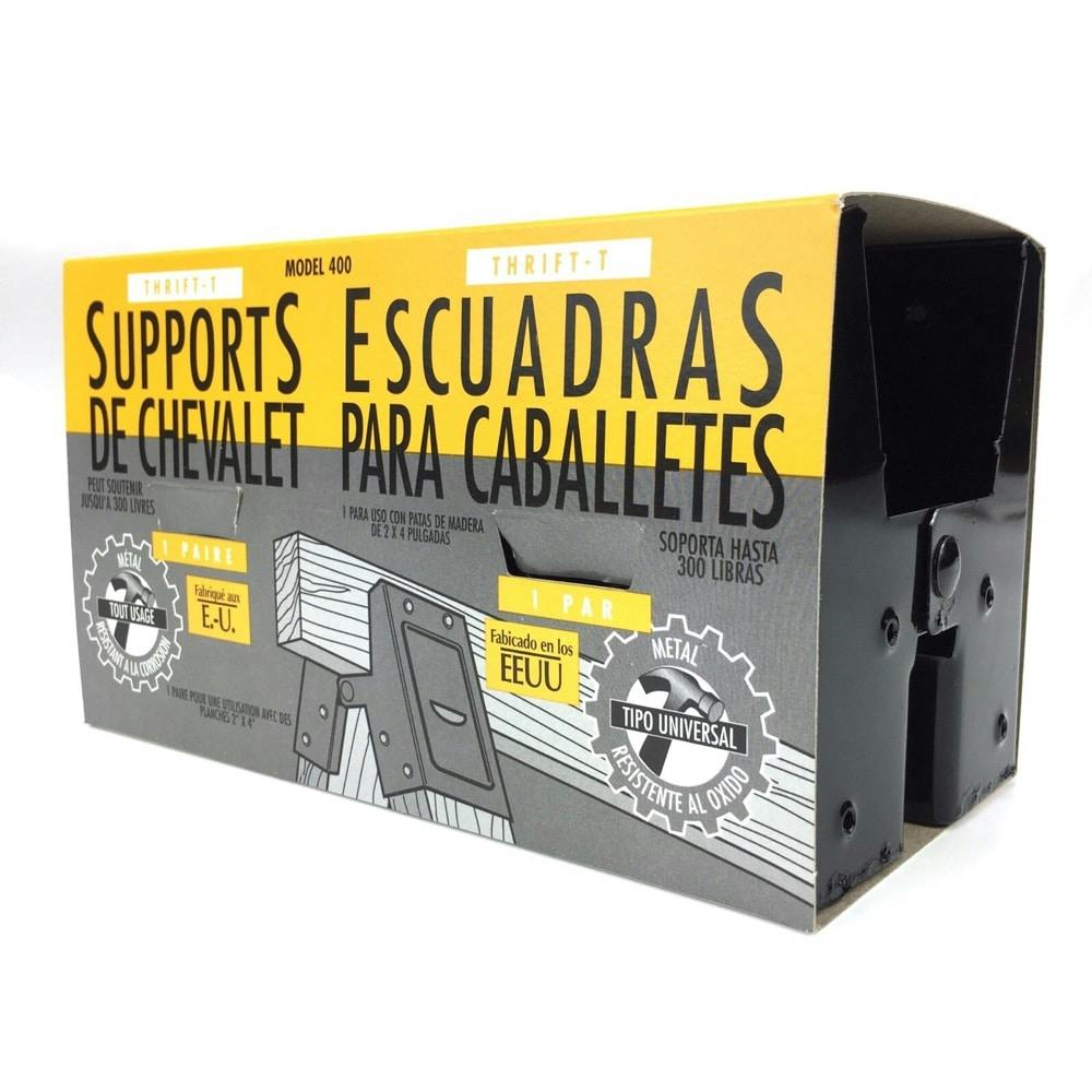 ソーホースブラケット 黒(販売終了) | ねじ・くぎ・針金・建築