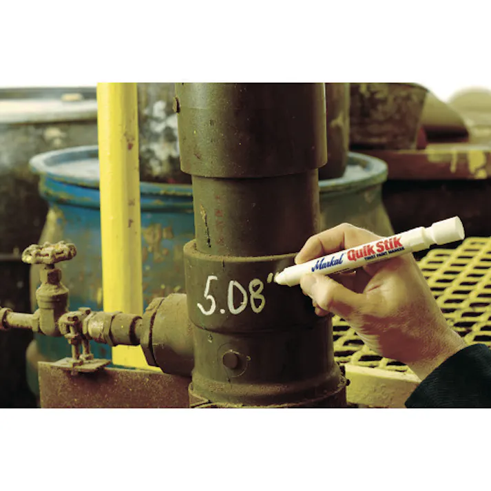 【CAINZ-DASH】LA-CO社 Markal 工業用マーカー 「クイック・スティック」 青 61070【別送品】