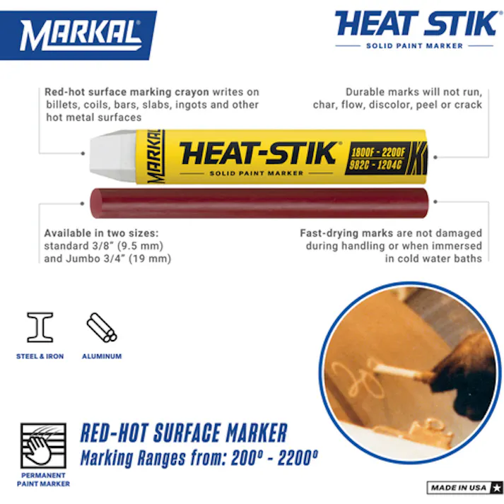 【CAINZ-DASH】LA-CO社 Markal 超耐熱マーカー ペイントスティック K 白 983― 81820【別送品】