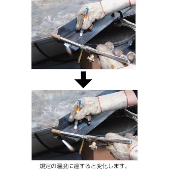 【CAINZ-DASH】LA-CO社 Markal 高精度クレヨン式温度計「サーモメルト ヒートスティック」 100℃ 86401【別送品】