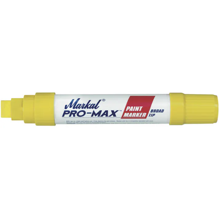 【CAINZ-DASH】LA-CO社 Markal 工業用マーカー「PROMAX」 黄 90901【別送品】