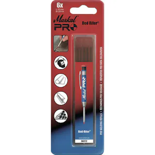 【CAINZ-DASH】LA-CO社 マルカルプロ 替え芯(溶接用) レッド 96272【別送品】