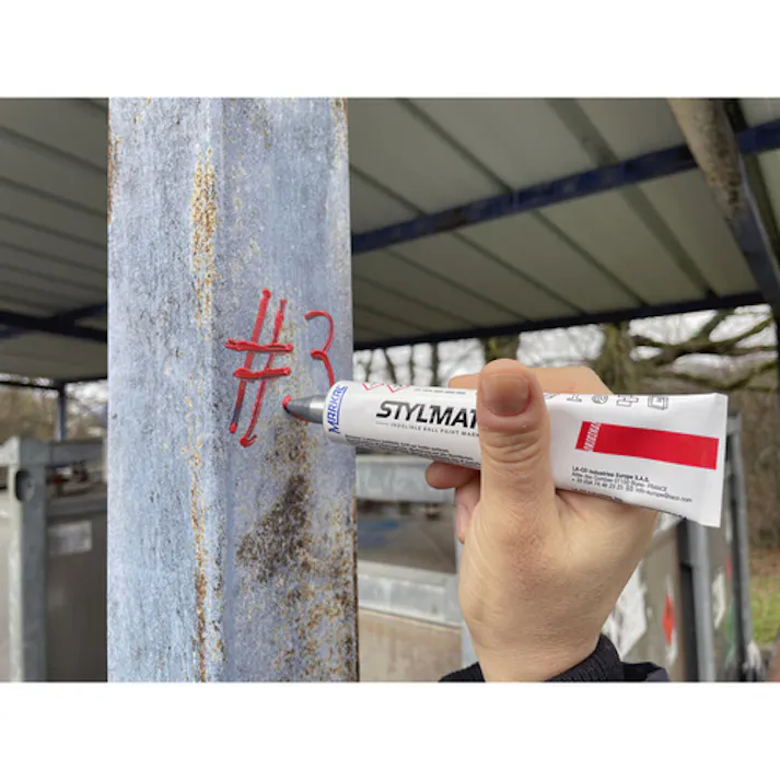 【CAINZ-DASH】LA-CO社 チューブマーカー STYLMARK 白 96652【別送品】