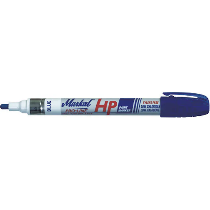 【CAINZ-DASH】LA-CO社 Markal 工業用マーカー 「PAINT-RITER+OILY Surface HP」 青 96965【別送品】