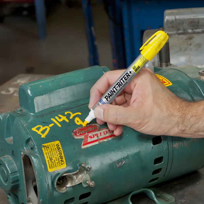 【CAINZ-DASH】LA-CO社 Markal 工業用マーカー 「PAINT-RITER+OILY Surface HP」 青 96965【別送品】