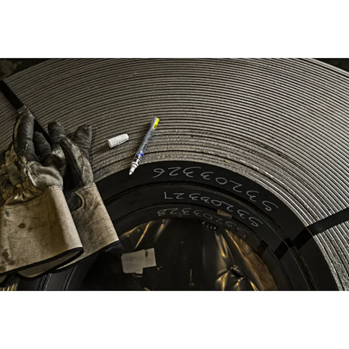 【CAINZ-DASH】LA-CO社 Markal 工業用マーカー 「PAINT-RITER+OILY Surface HP」 紫 96974【別送品】