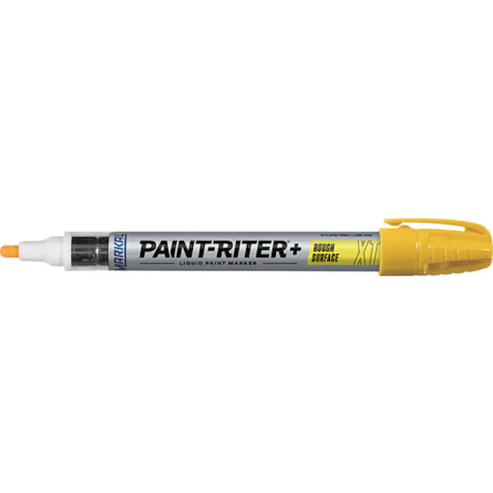 【CAINZ-DASH】LA-CO社 Markal 工業用マーカー 「PAINT-RITER+Rough Surface」 黄 97251【別送品】